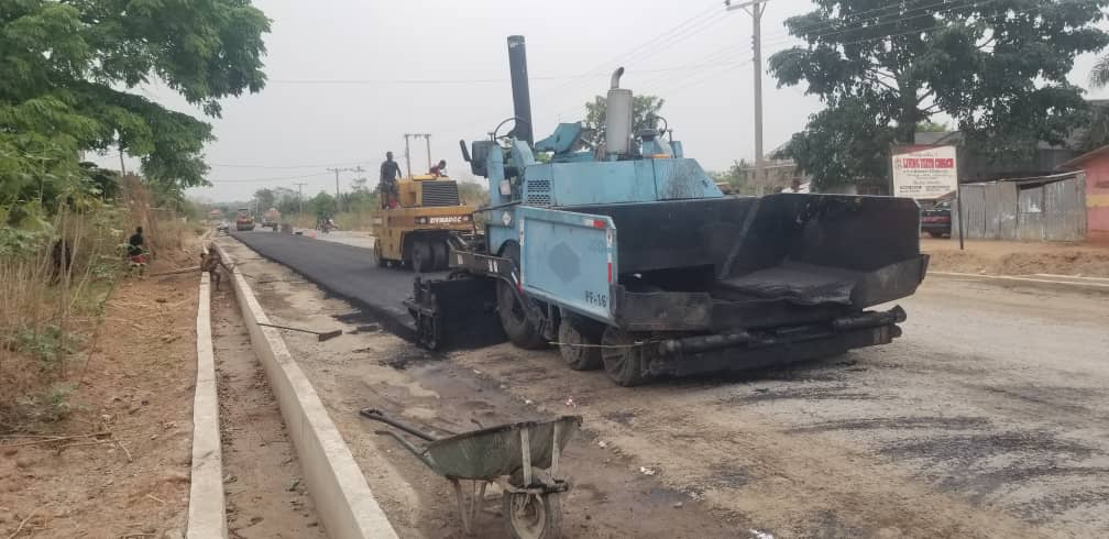 Laying of ashpalt for conrock nig limited ebonyi state