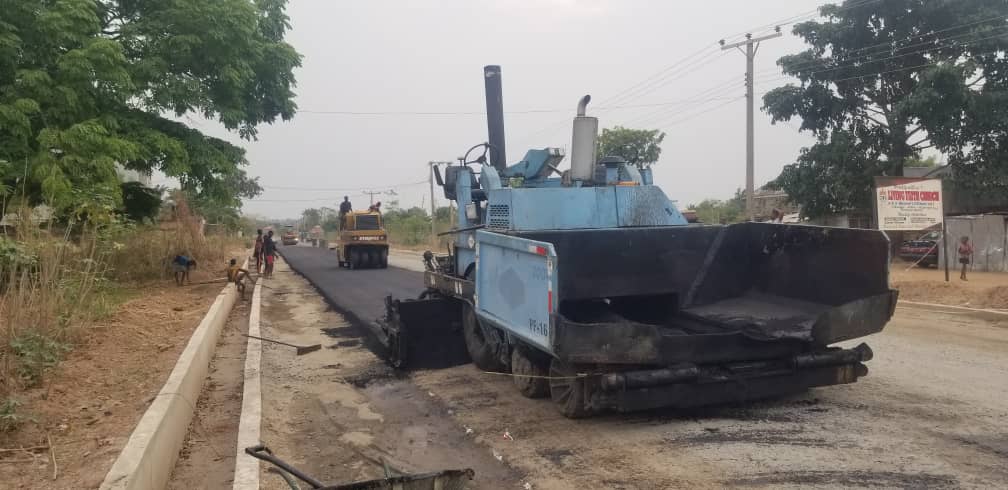 Laying of ashpalt for conrock nig limited ebonyi state